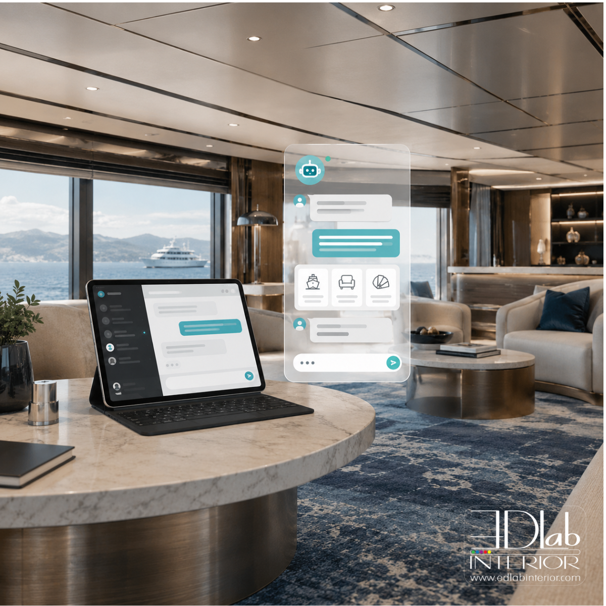Read more about the article EdLab Interior Introduces a New Chatbot to Improve Communication with Marine Clients